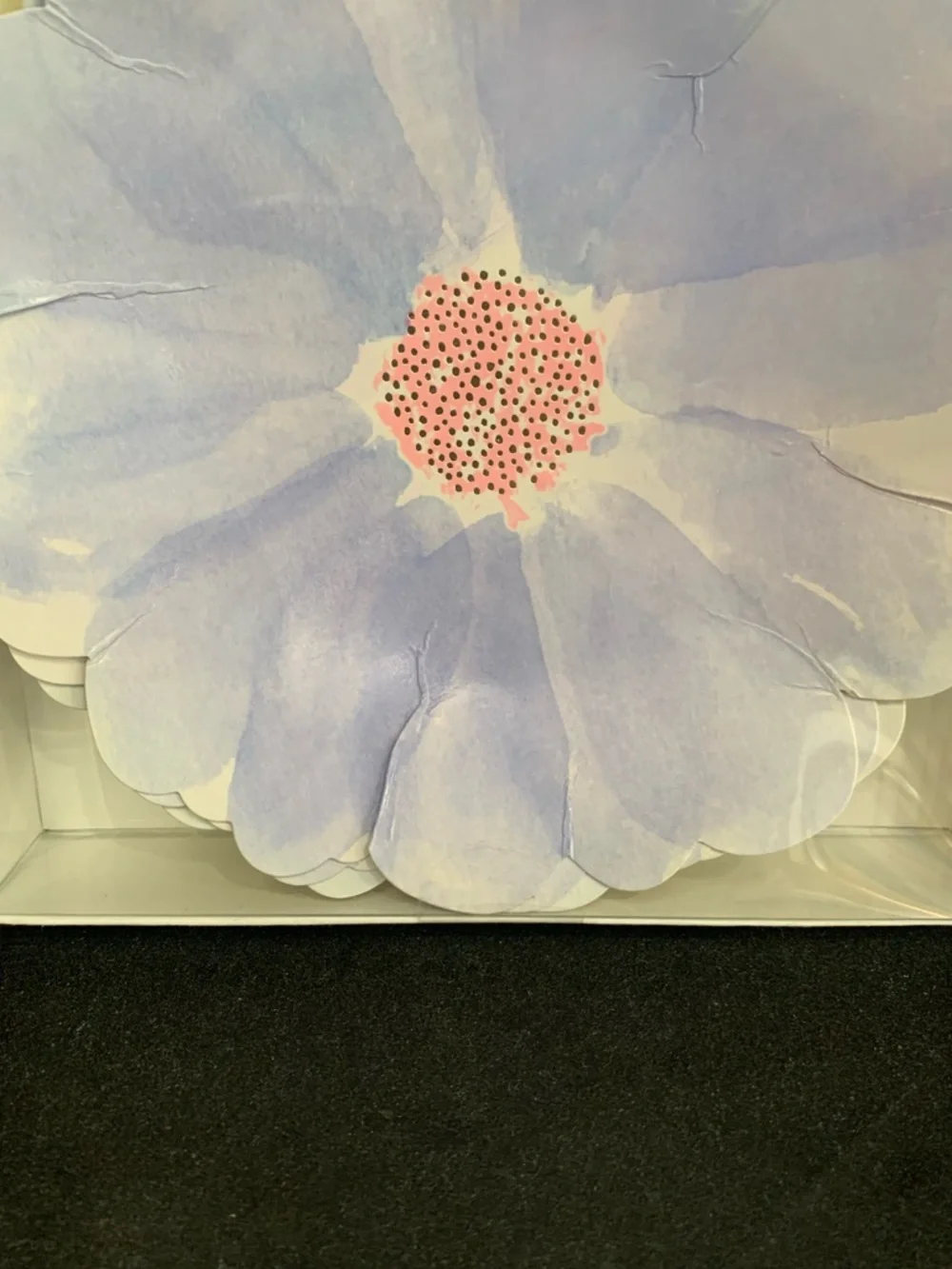 Meri Meri 8 Pastel Color Spring Flower Floral Plates Blue Pink/Red Yellow Purple